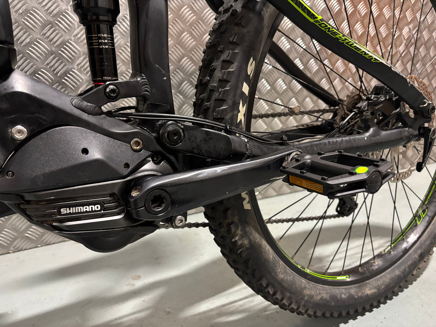 Merida E120 full suspension electric mountain bike