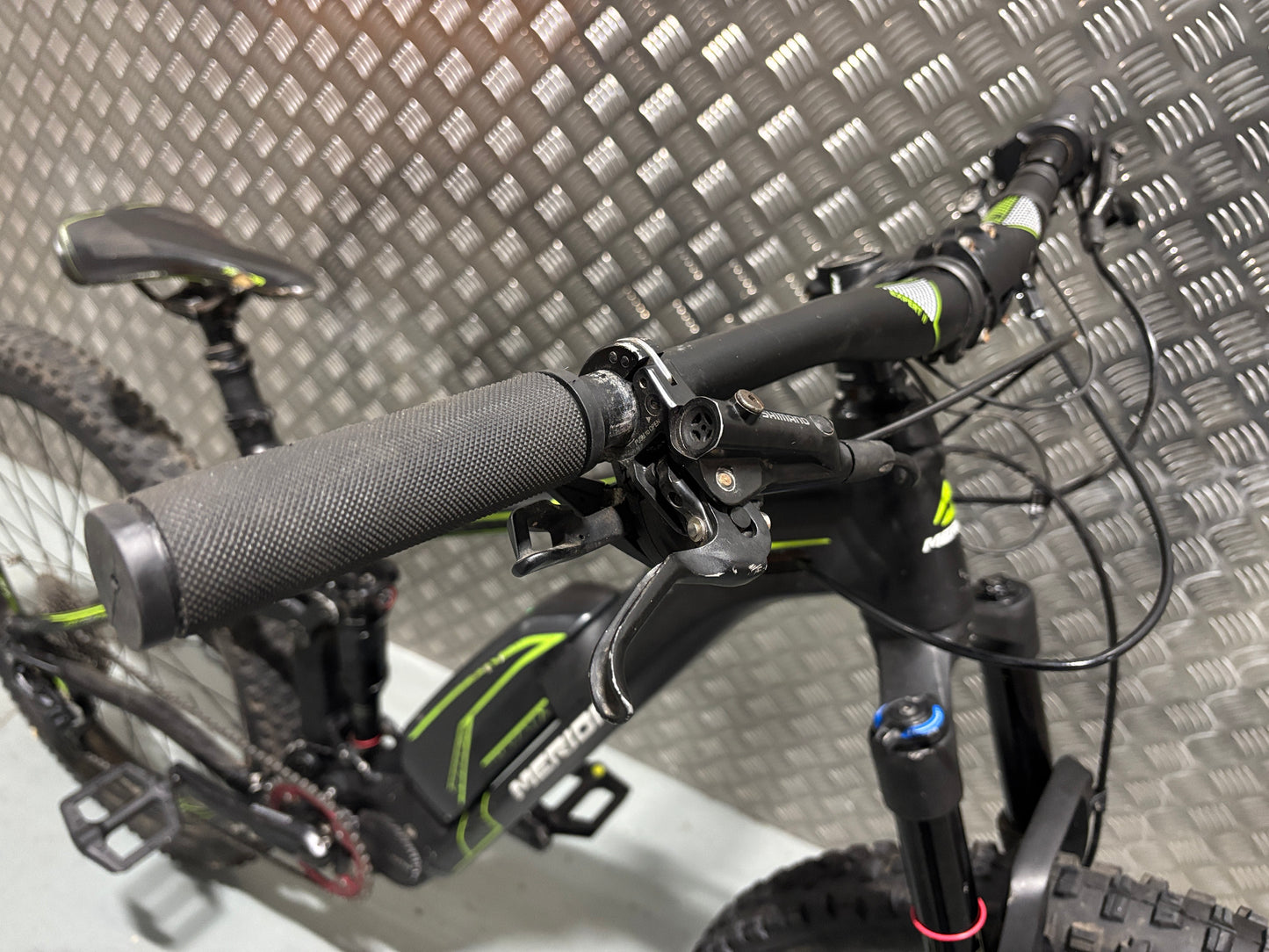 Merida E120 full suspension electric mountain bike