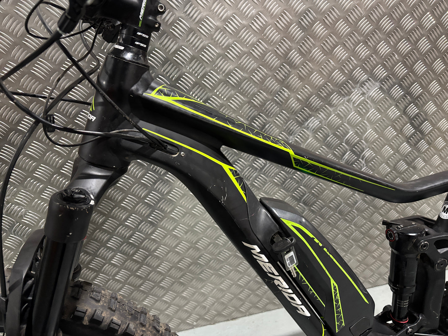 Merida E120 full suspension electric mountain bike