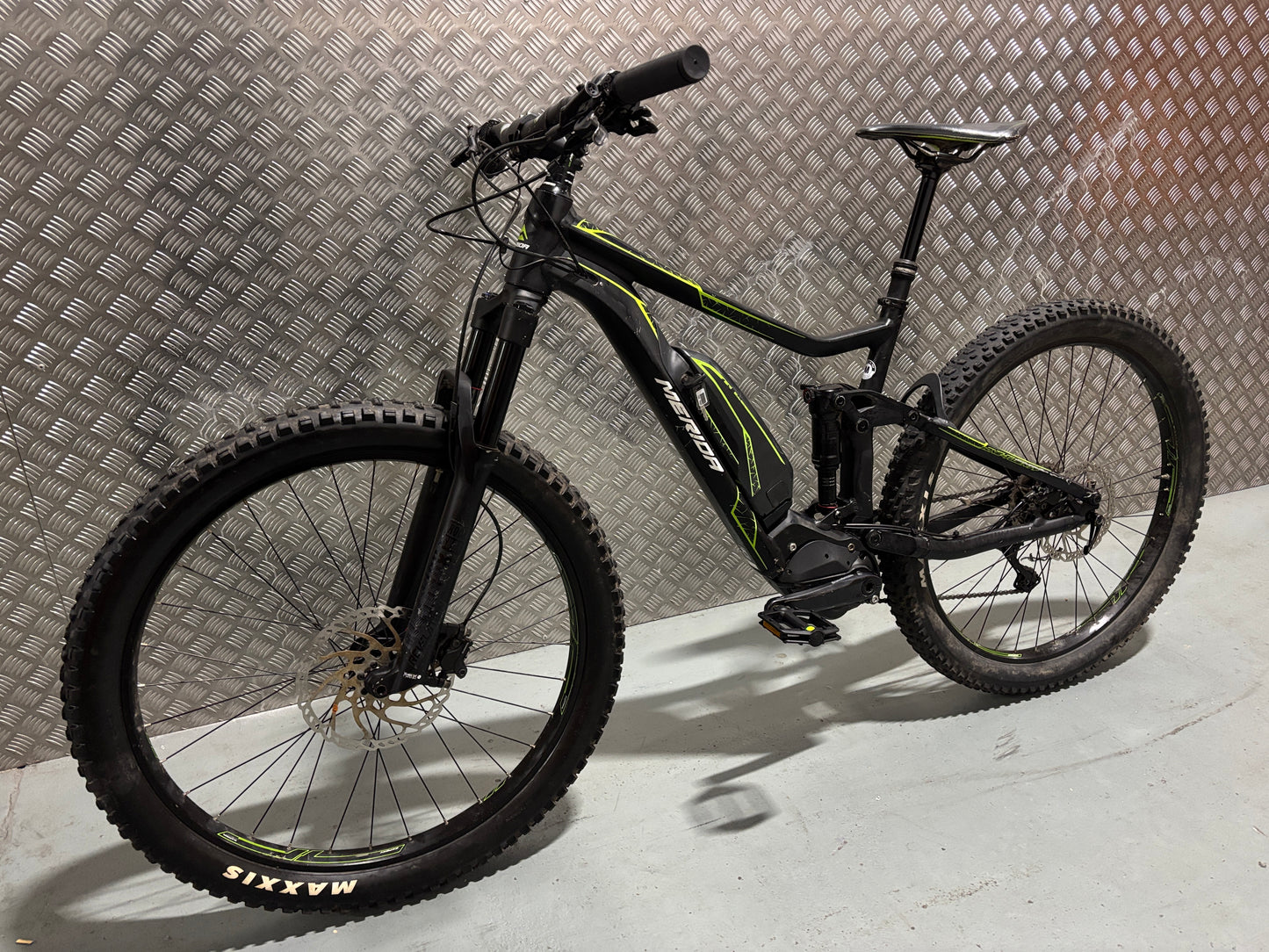 Merida E120 full suspension electric mountain bike
