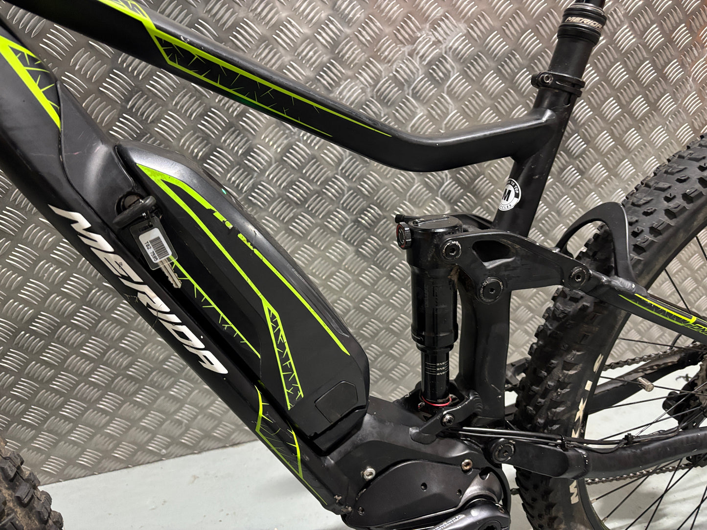 Merida E120 full suspension electric mountain bike