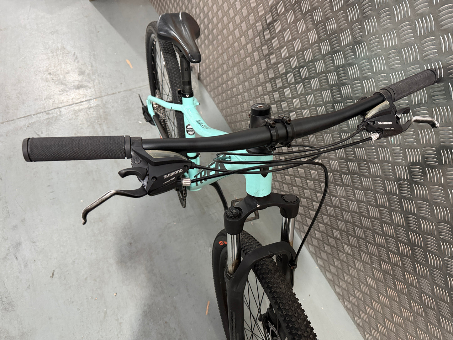 Trek Marlin 4 Small Frame 27.5 Inch Wheels Teal Mountain Bike