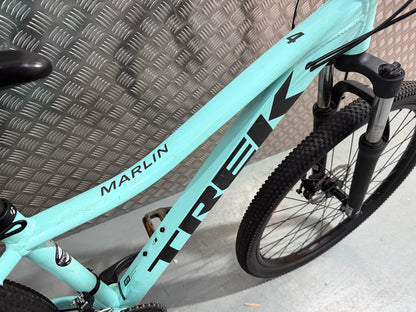 Trek Marlin 4 Small Frame 27.5 Inch Wheels Teal Mountain Bike